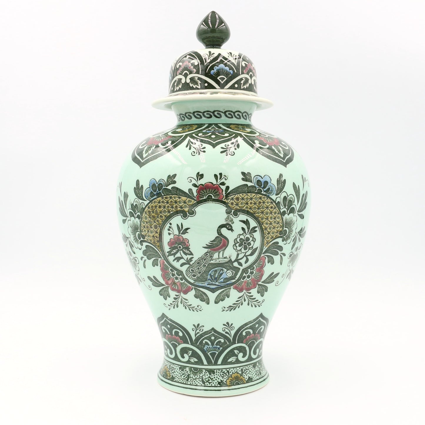 Deckelvase Vase groß