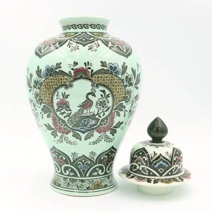 Deckelvase Vase groß