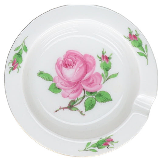 Aschenbecher  Meissen Neuer Ausschnitt I.Wahl Rote Rose