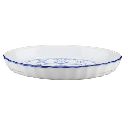 Auflaufform klein oval Portionsform Unbekannter Hersteller Indisch blau