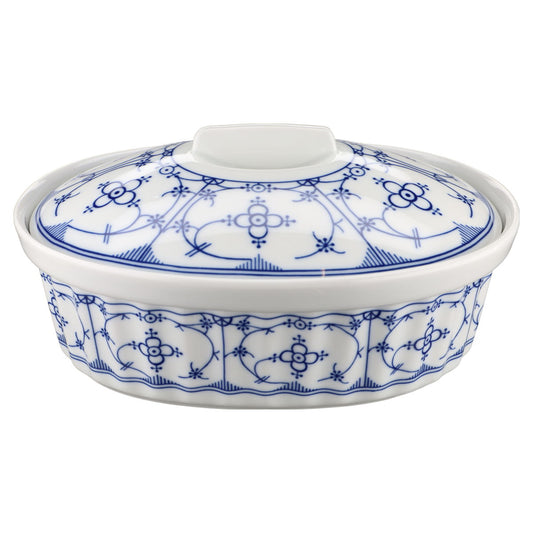 Auflaufform mit Deckel Bareuther Indisch Blau