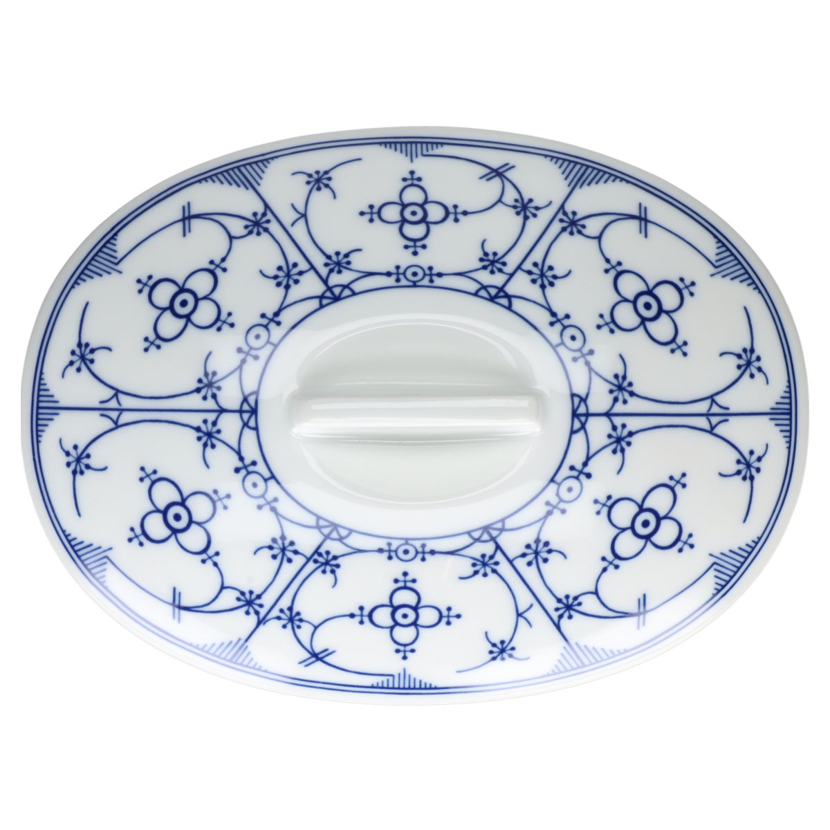 Auflaufform mit Deckel Bareuther Indisch Blau