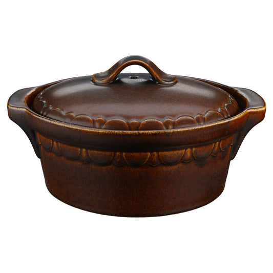 Auflaufform oval klein / Pasteten-Form Friesland / Melitta Katengeschirr