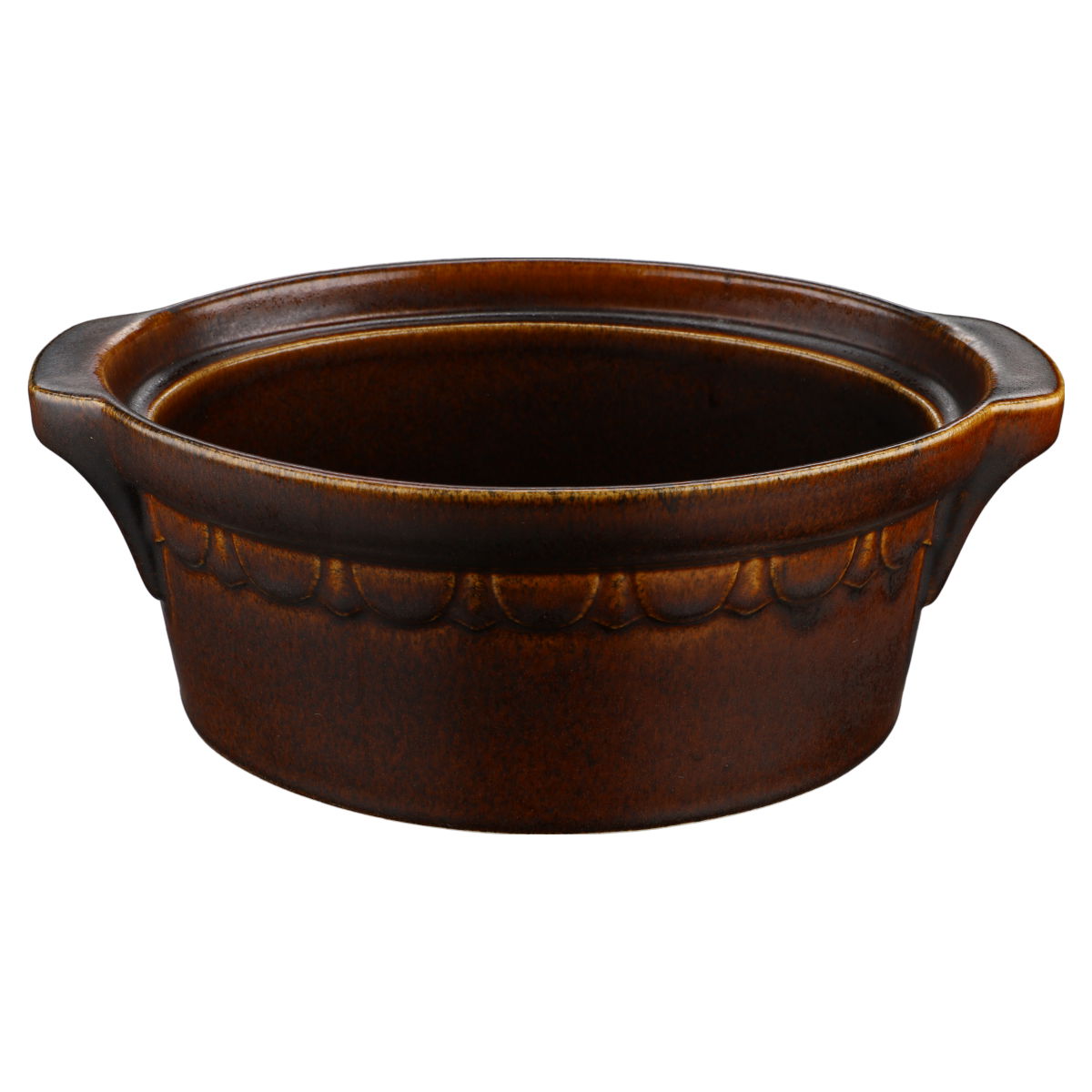 Auflaufform oval klein / Pasteten-Form Friesland / Melitta Katengeschirr