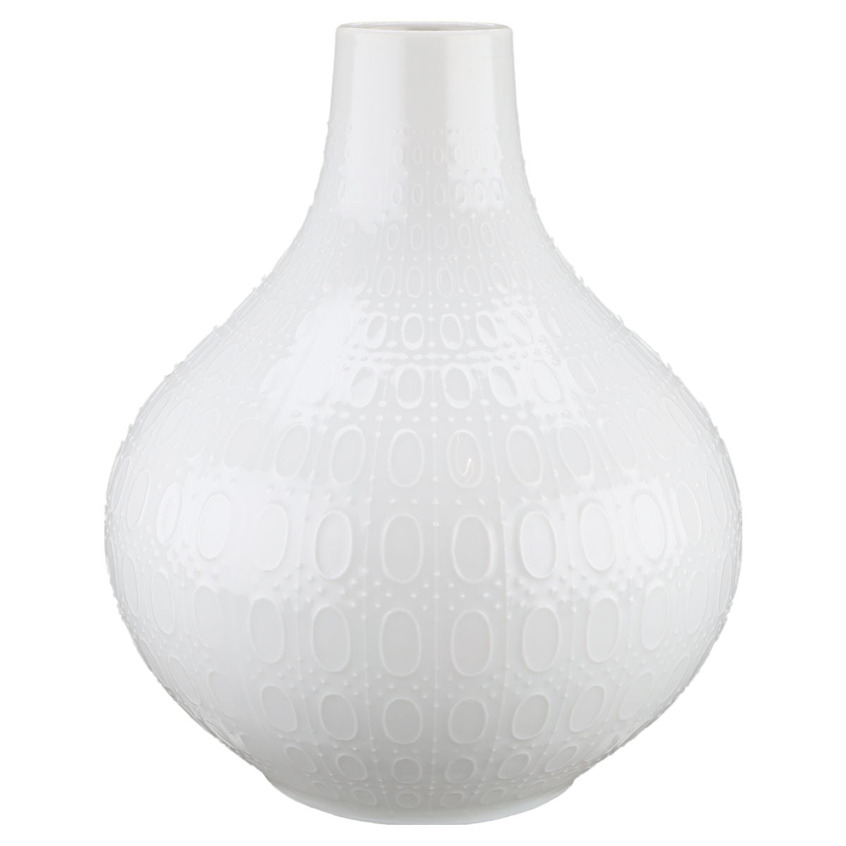bauchige / große Vase Rosenthal Romanze in Weiß