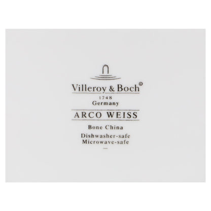 Beilagenplatte / Unterteller für Sauciere Villeroy & Boch Arco weiß II. Wahl