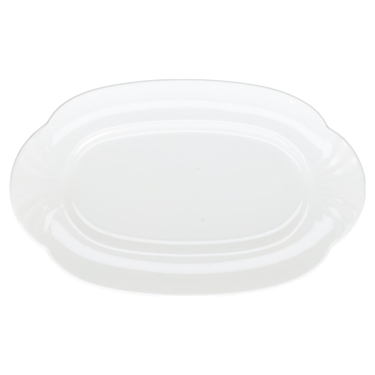 Beilagenplatte / Unterteller für Sauciere Villeroy & Boch Arco weiß II. Wahl