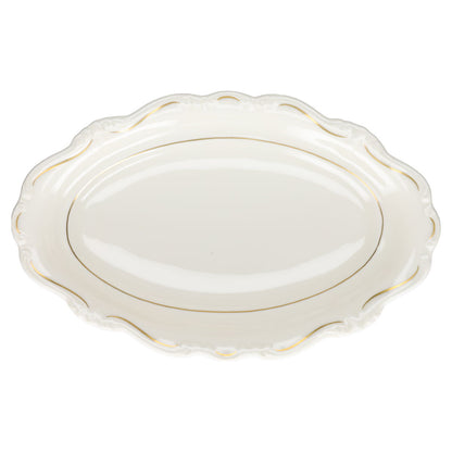 Beilagenplatte  Rosenthal Pompadour Elfenbein Goldrand 3102