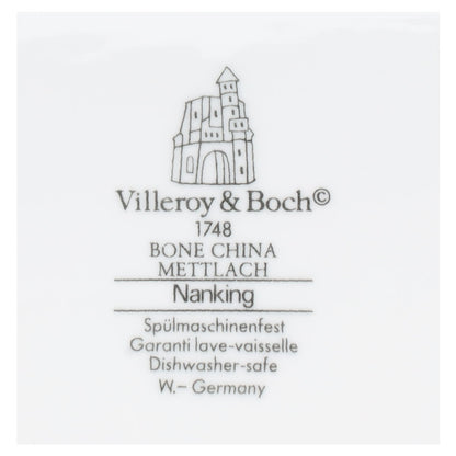 Beilagenplatte klein / Unterteller für Sauciere Villeroy & Boch Nanking Bone China