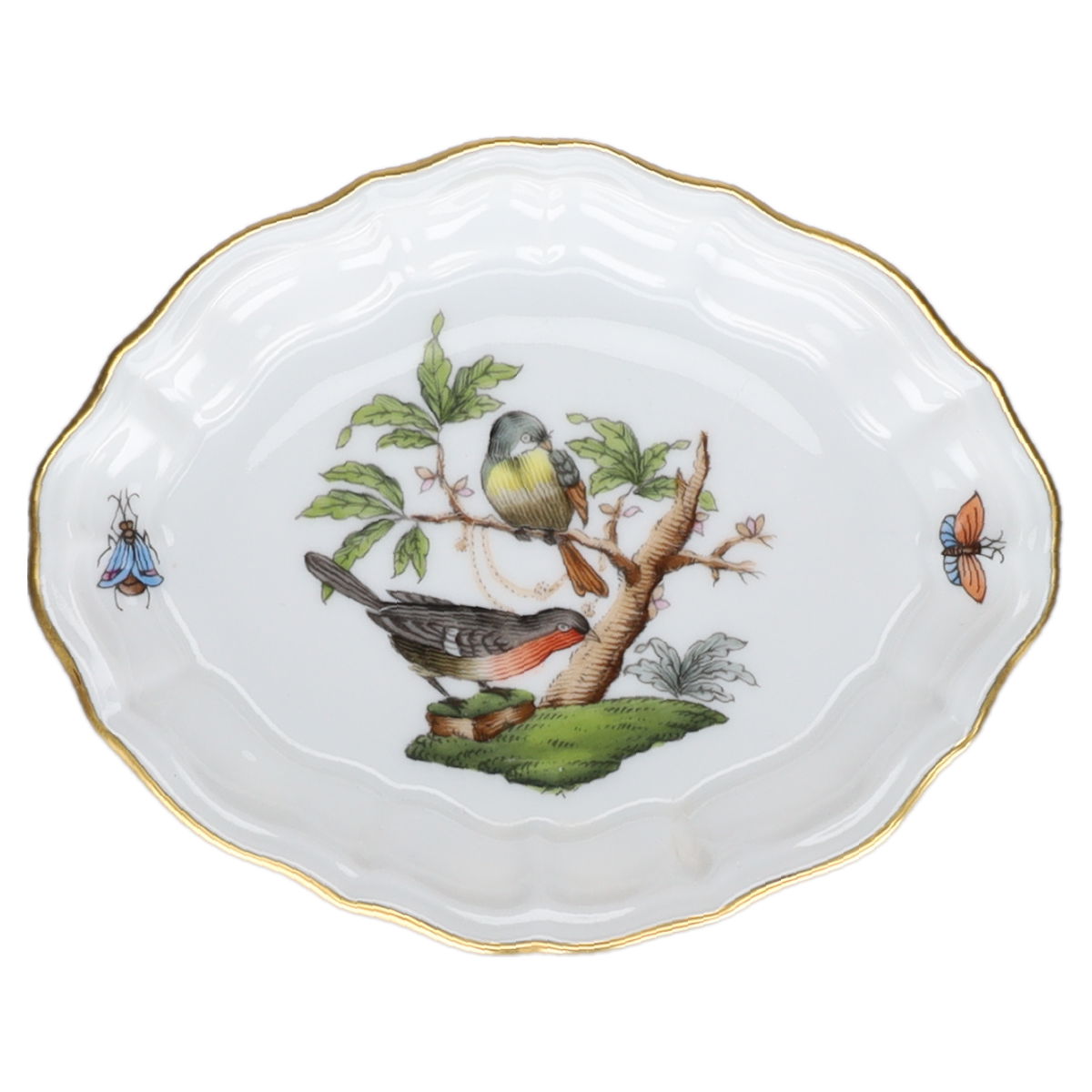 Beilagenplatte mini Modell 7736 Herend Ungarn Rothschild
