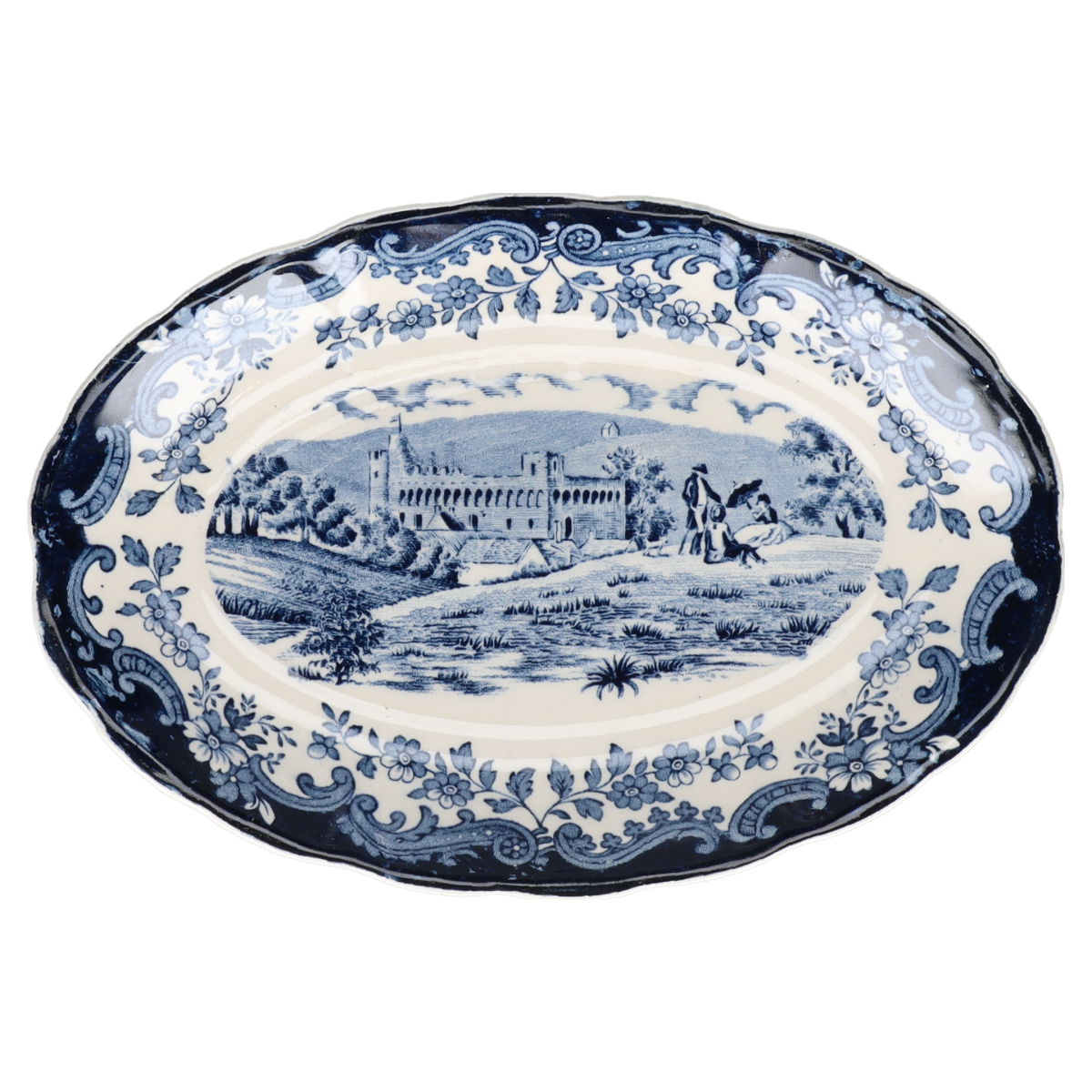 Beilagenschale  Royal Worcester Avon Scenes Palissy
