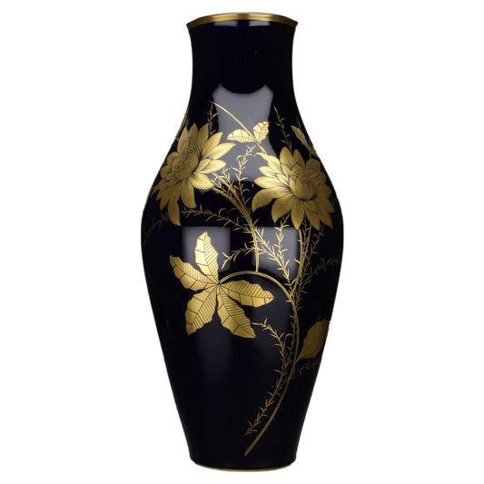 Bodenvase Modell 1061/40 Echt Cobalt Handgemalt 185 40cm Lindner Porzellan Zierporzellan