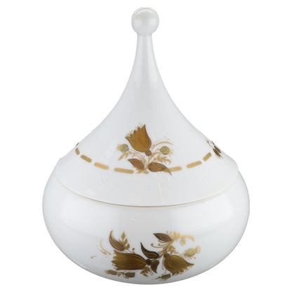 Bonbonniere groß Typ II Rosenthal Romanze in Gold handgemalt 3508