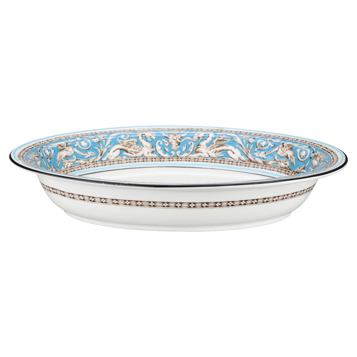 Brotkorb II. Wahl Wedgwood Florentine Turquoise W2614