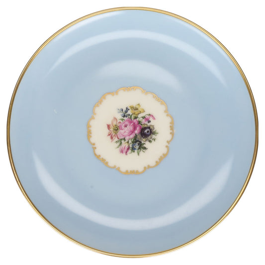 Brotteller - blau Fürstenberg Fürstin 654 Medaillon 01578