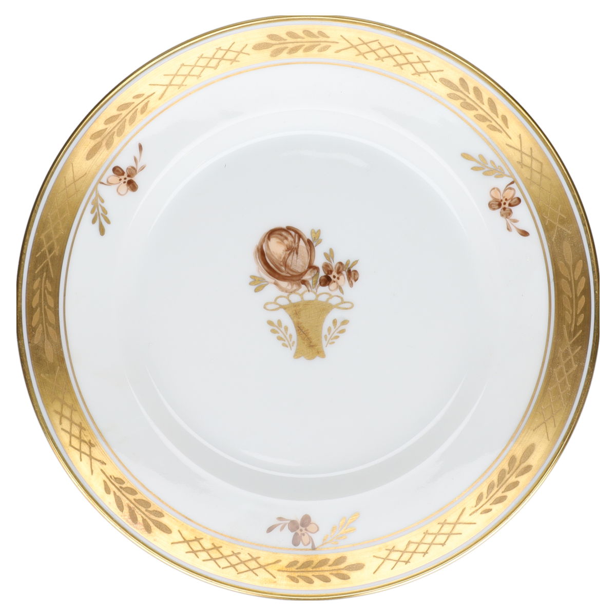 Brotteller  Royal Copenhagen Golden Basket 595
