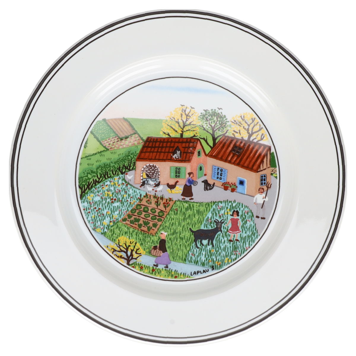 Brotteller Hühnerfütterung Villeroy & Boch Naif
