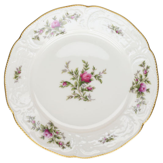 Brotteller Rosenthal Sanssouci elfenbeinfarben Moosrose Ramona