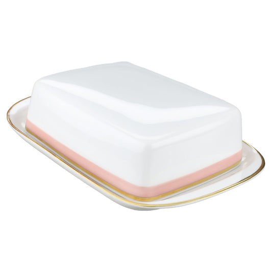 Butterdose eckig  Arzberg Form 2025 Roséband 9896