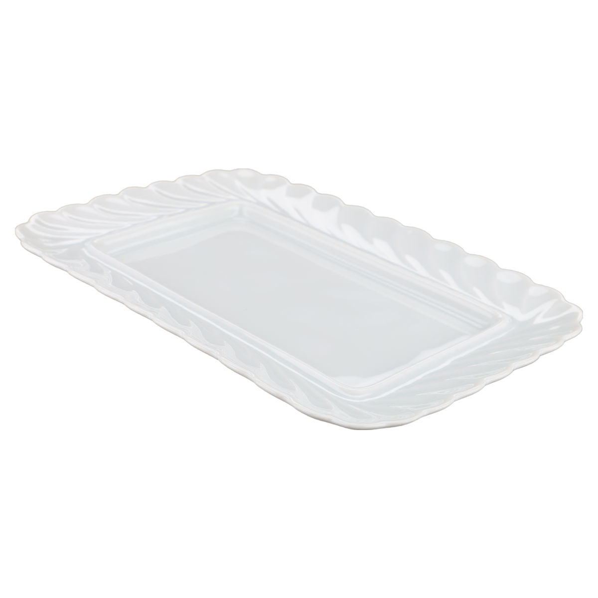 Butterdose eckig  Haviland Limoges Torse Blanc Weiß