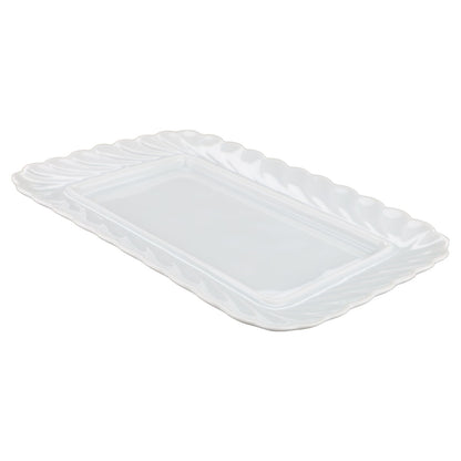 Butterdose eckig  Haviland Limoges Torse Blanc Weiß