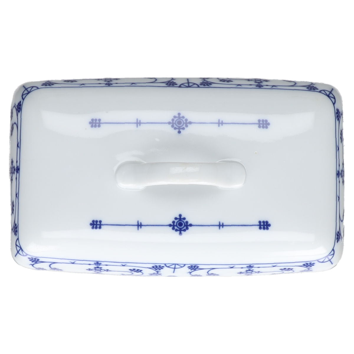 Butterdose eckig L 19cm Julius Lange Kahla Indisch Blau