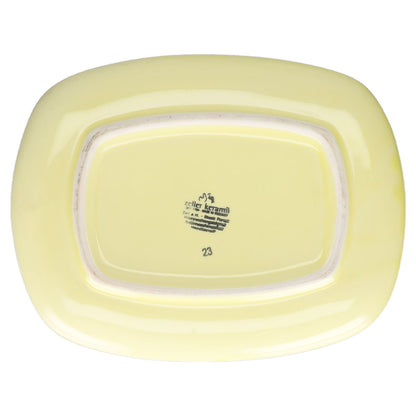 Butterdose eckig mit Griff Zeller Keramik Hahn & Henne