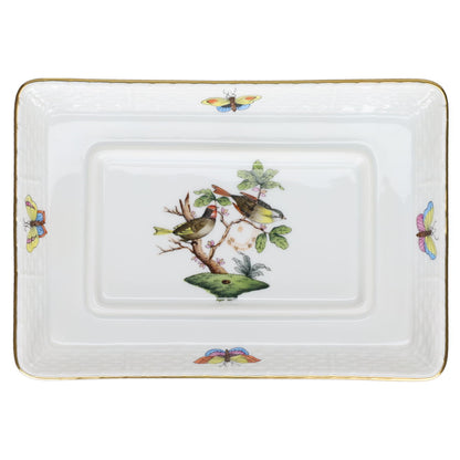 Butterdose eckig Modell 389 Motiv A Herend Ungarn Rothschild