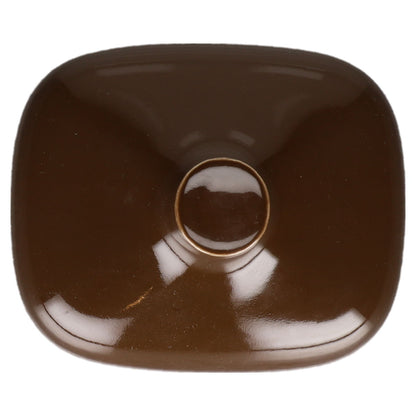 Butterdose eckig Rosenthal Plus Cordial braun