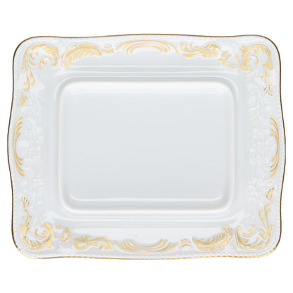 Butterdose eckig Rosenthal Sanssouci weiß Voliere