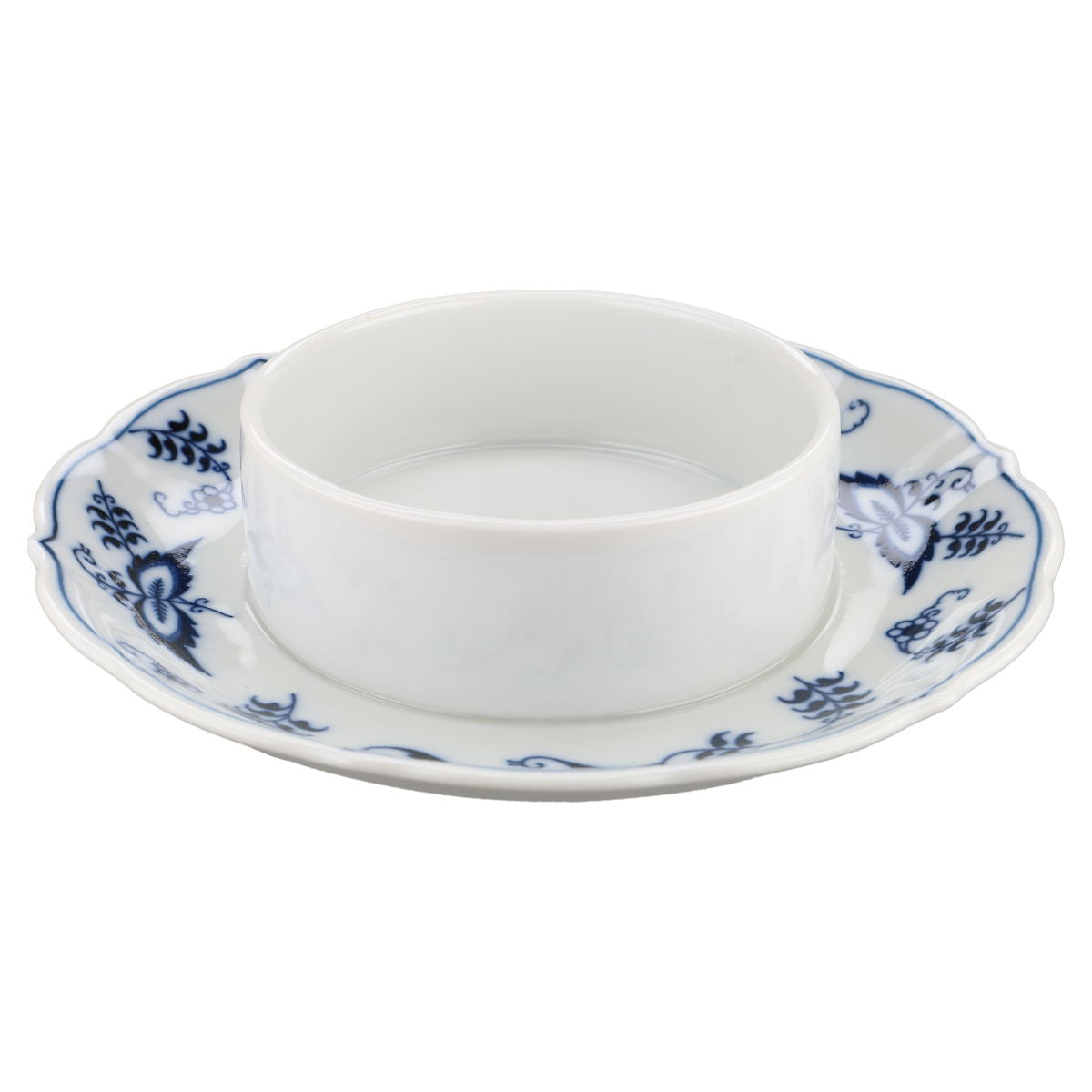 Butterdose rund  Blue Danube Japan Zwiebelmuster