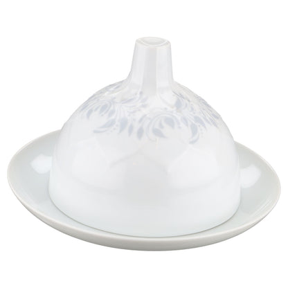 Butterdose rund  Rosenthal Lotus Pergola grau