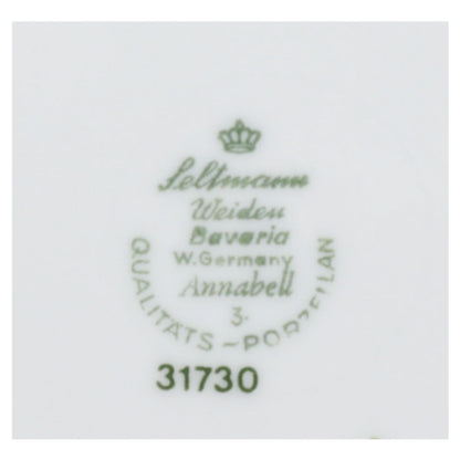 Butterdose rund  Seltmann Weiden Annabell Rotrand Goldbordüre 31730