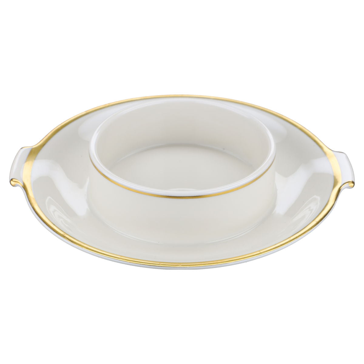 Butterdose rund Rosenthal Aida Goldrand 1473