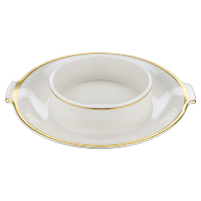 Butterdose rund Rosenthal Aida Goldrand 1473