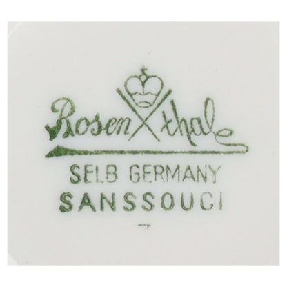 Butterdose rund Rosenthal Sanssouci elfenbeinfarben Diplomat Teildekor