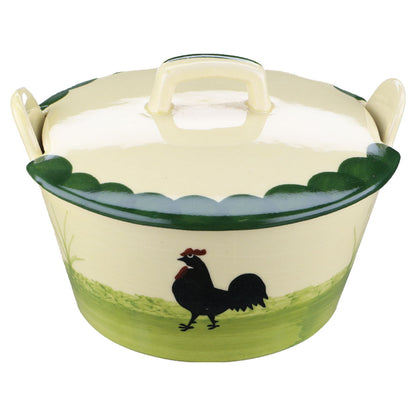 Butterfass Zeller Keramik Hahn & Henne