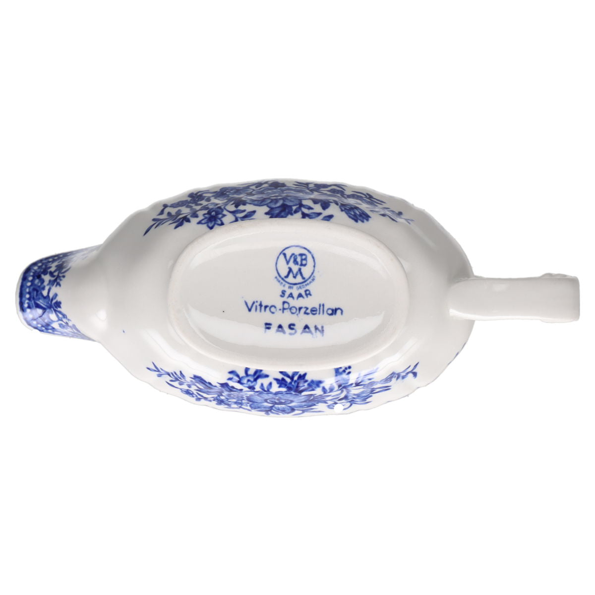 Buttersauciere Villeroy & Boch Fasan blau