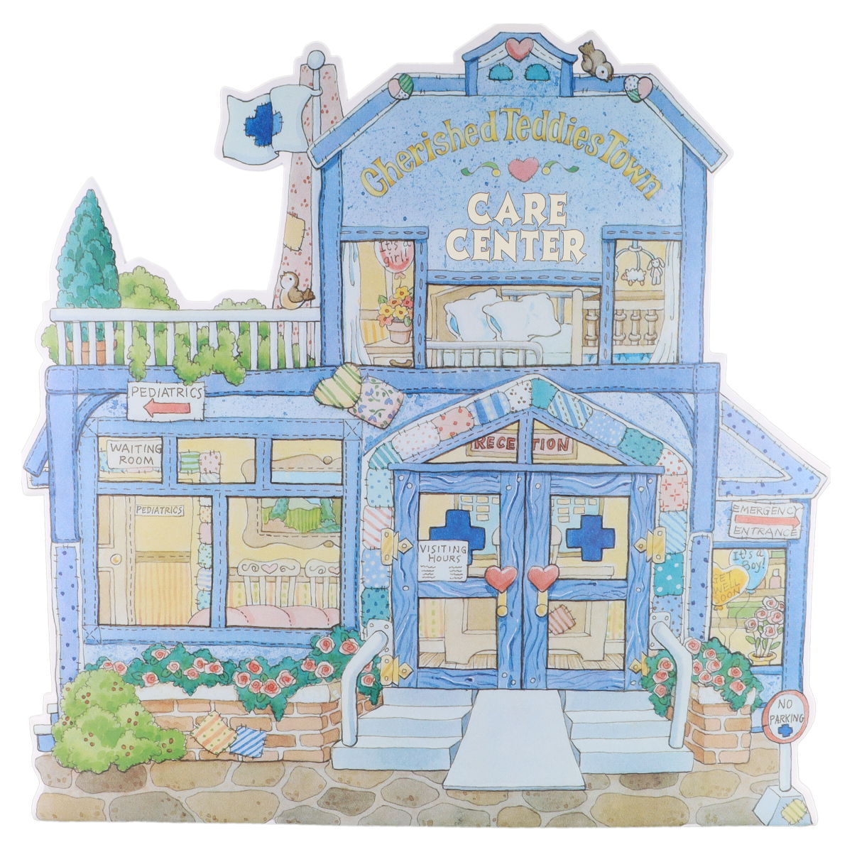 Care Center 3 tlg. inkl. 1 Teddy Enesco Cherished Teddies mit OVP