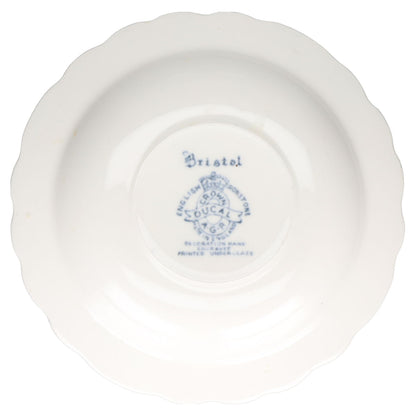 Dessertschale Crown Ducal Bristol blau