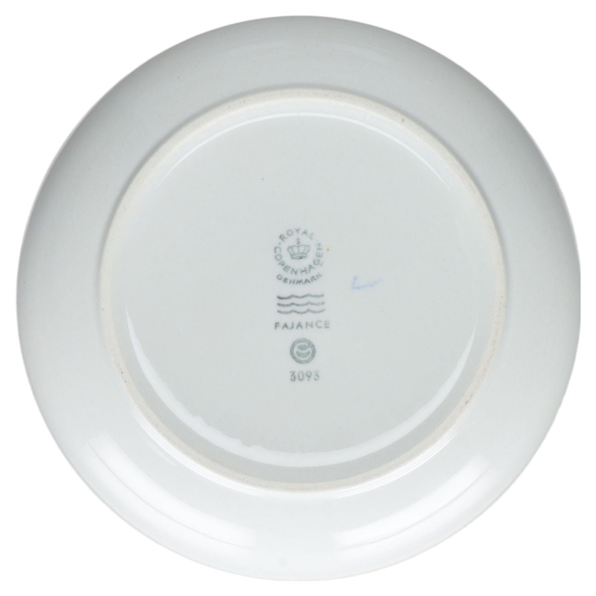 Dessertschale Modell 3093 Royal Copenhagen Blueline Blaukant I.Wahl