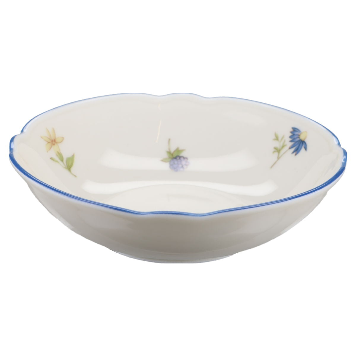 Dipschale  Seltmann Weiden Marie Luise Streublume mit blauem Rand