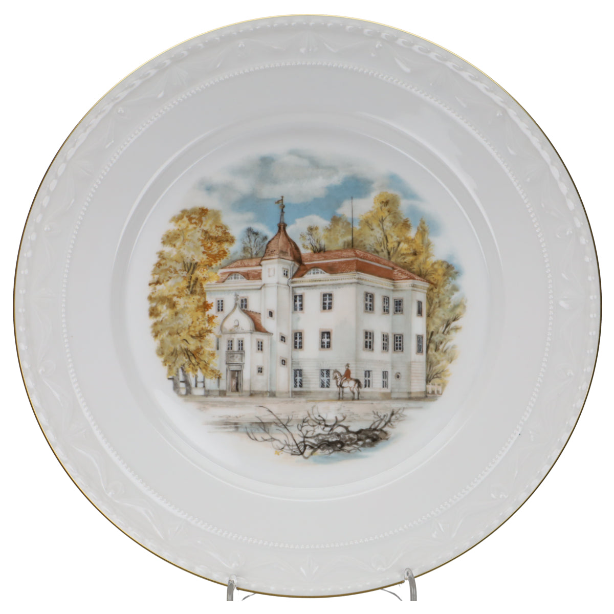 Wandteller Jagdschloss Gunewald