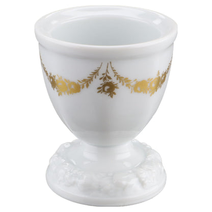 Eierbecher auf Fuss  Rosenthal Maria Rosenkante - gold