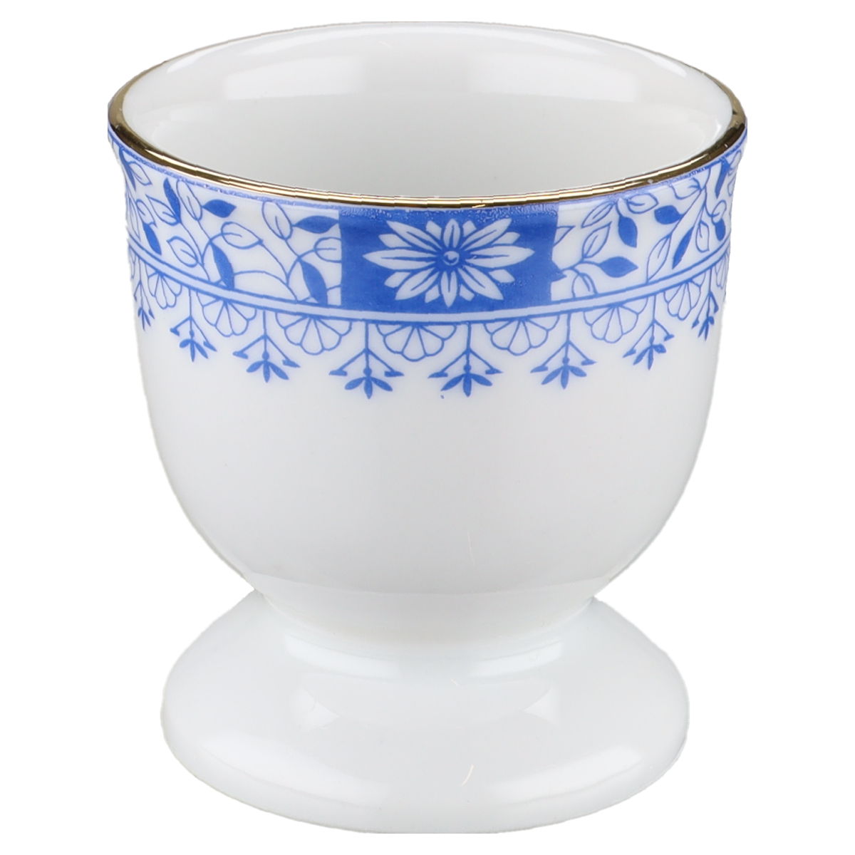 Eierbecher auf Fuß Seltmann Weiden Dorothea China blau