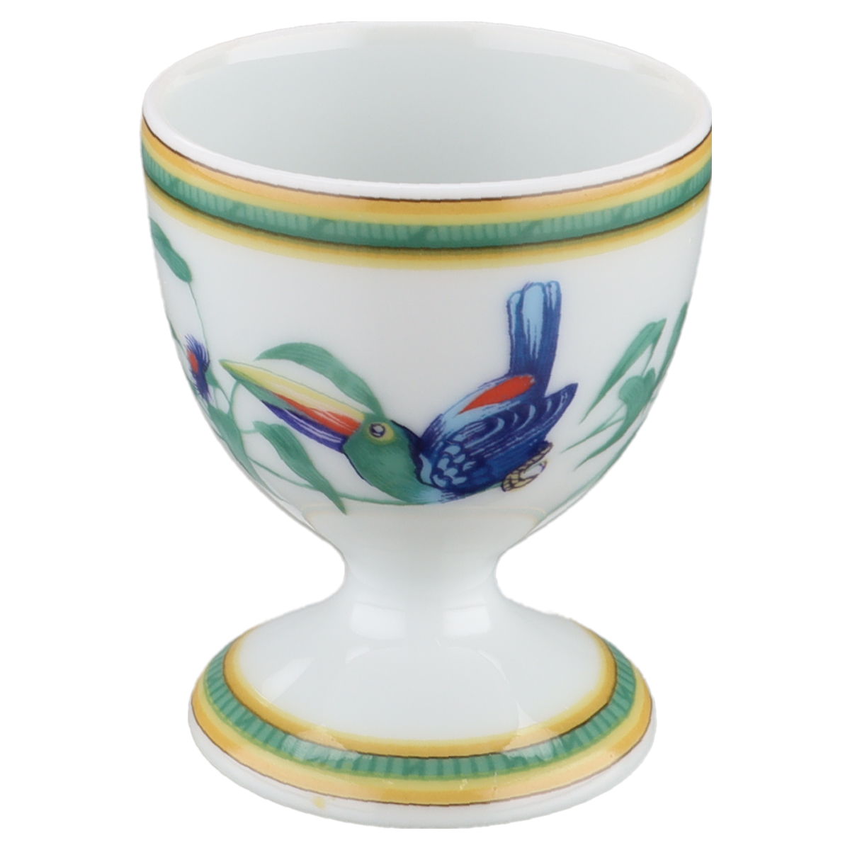 Eierbecher auf Fuss Typ II Hermès Paris Toucans