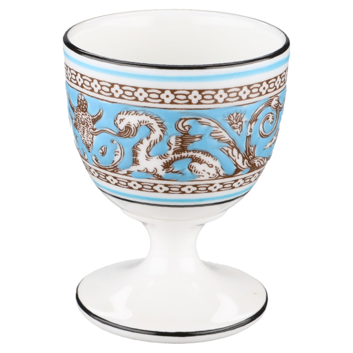 Eierbecher auf Fuß Wedgwood Florentine Turquoise W2714