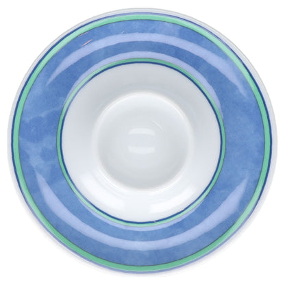 Eierbecher mit Schalenablage  Flirt by R&B Blätterranke Grün Blau