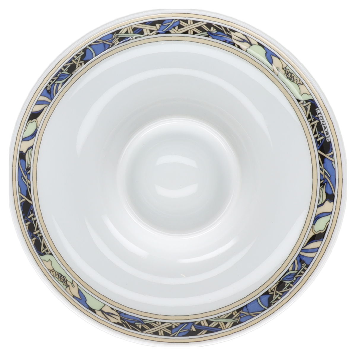 Eierbecher mit Schalenablage  Hutschenreuther Leonard Paris Livorno