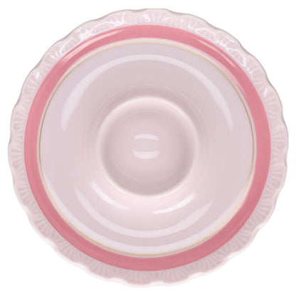 Eierbecher mit Schalenablage Hutschenreuther Porcelaine Rosé Désirée Monique 39004